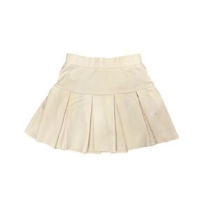 Princess Polly white pleated tennis skirt